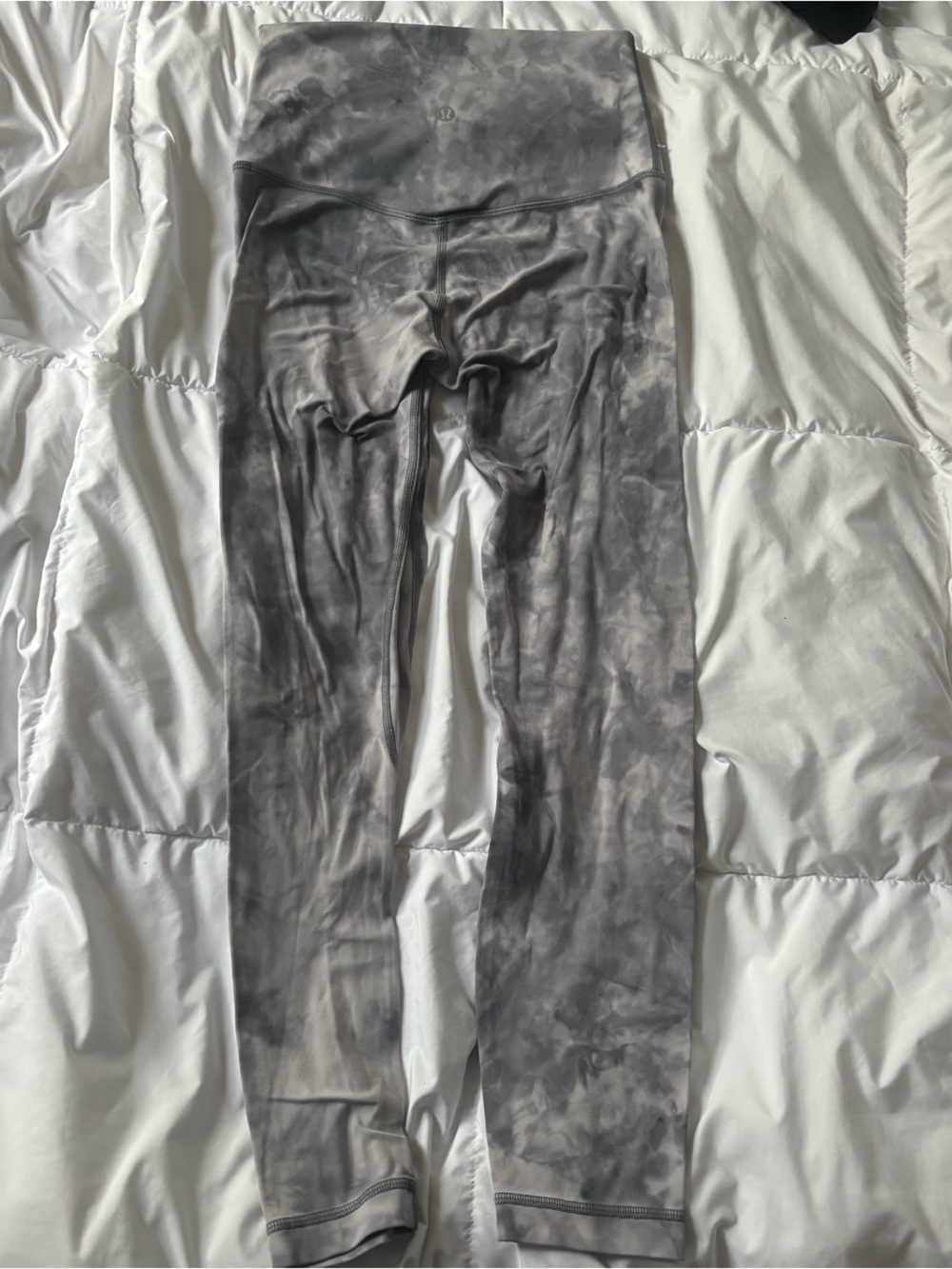 Lululemon grey tie-dye leggings size 4
